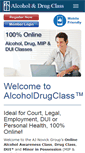 Mobile Screenshot of alcoholdrugclass.com